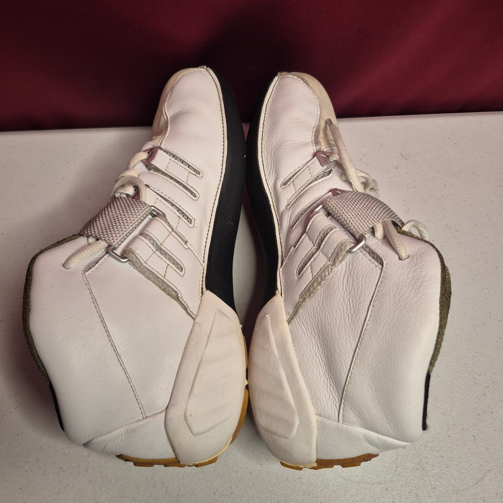 Adidas Equipment Shoes EQT B Ball Mens Size 9 White Leather Vintage 2005 - Picture 8 of 15